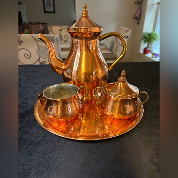 Other - VTG Portugal Copper Coffee Or Teapot Set